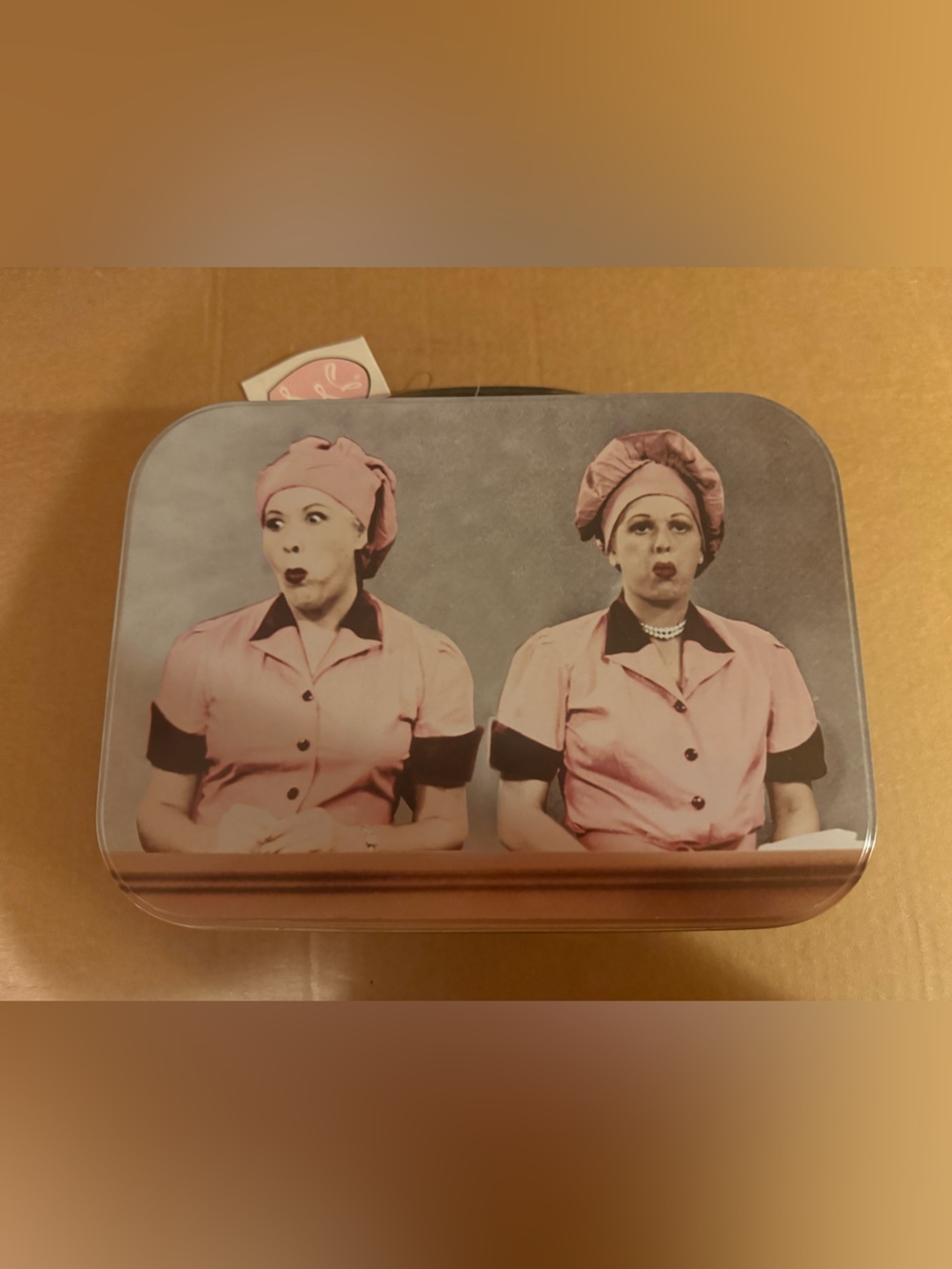 I Love Lucy vintage tin lunch box